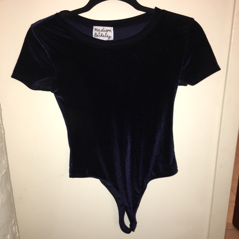 Urban Outfitters Velvet Bodysuit